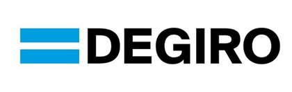 Logo de DEGIRO, uno de los mejores brokers online de Europa