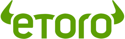 Logo de eToro, broker online para social trading